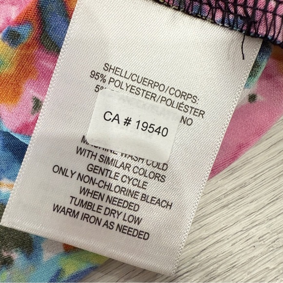 London Times Multicolor Floral Tank Top Size L - Picture 10 of 15